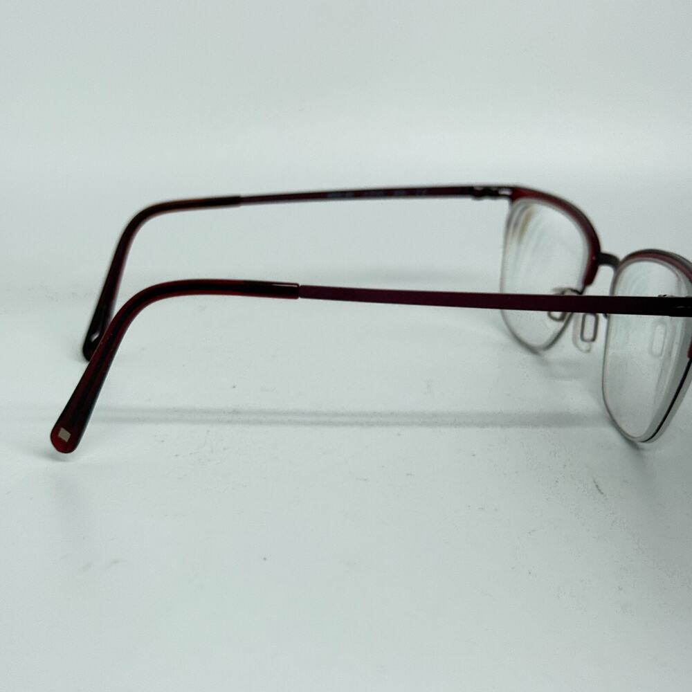 Modo Modo.Com Eyeglasses Frames Red 037 51-20-140… - image 4
